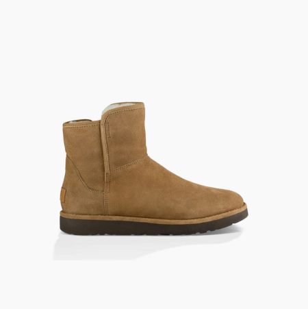 UGG Abree Mini Khaki Boots for Women (QDVT92041)